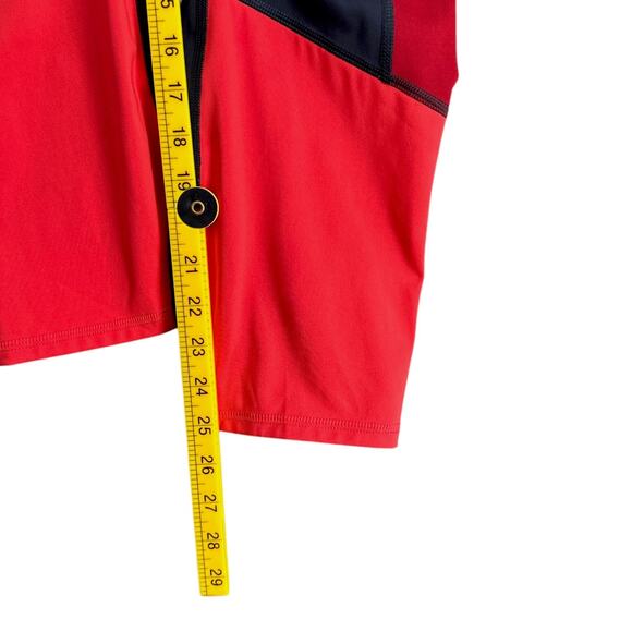 All In Motion Navy Red‎ Color Block High Waist Side Pockets Womens Leggings XXL - Picture 7 of 7